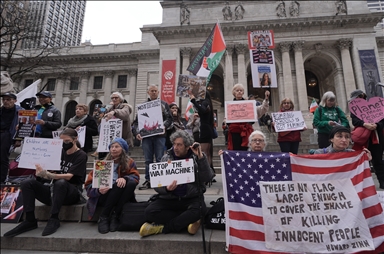 В Нью-Йорке прошла акция памяти 180 детей, погибших в Иране