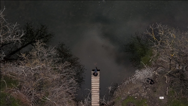 Karacabey Longozu etkili olan yağışlarla doldu