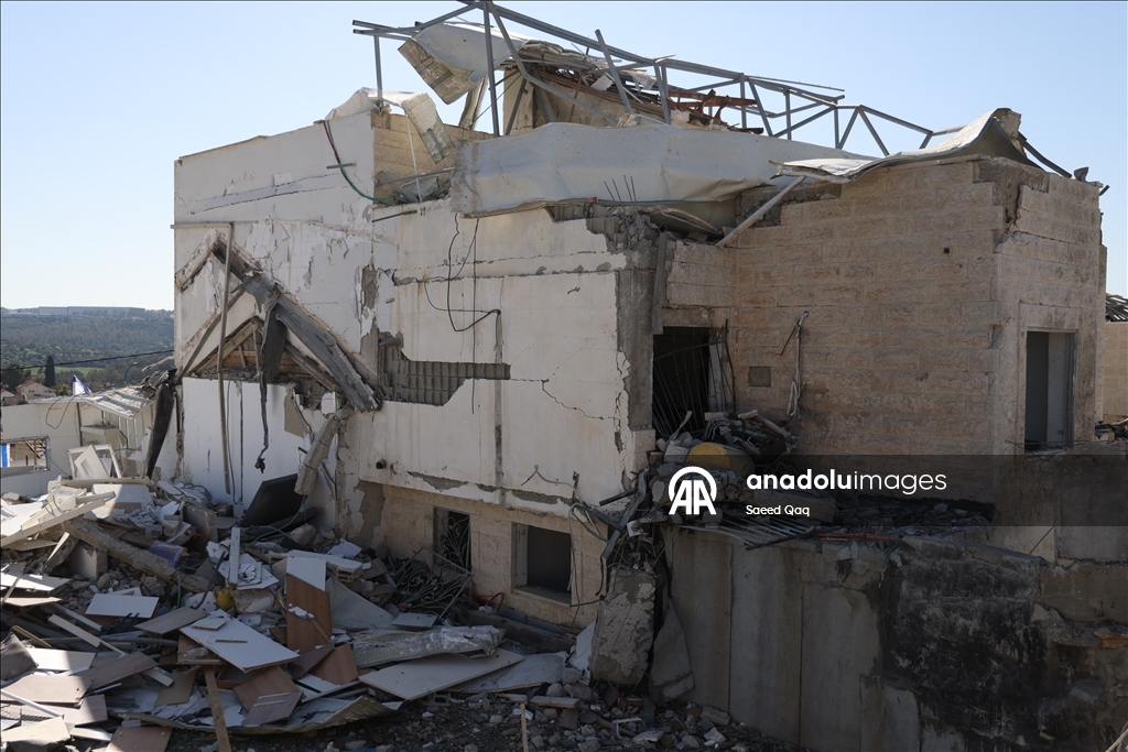 İran’ın İsrail’e misilleme saldırısıyla Beyt Şemeş’te yıkım meydana geldi