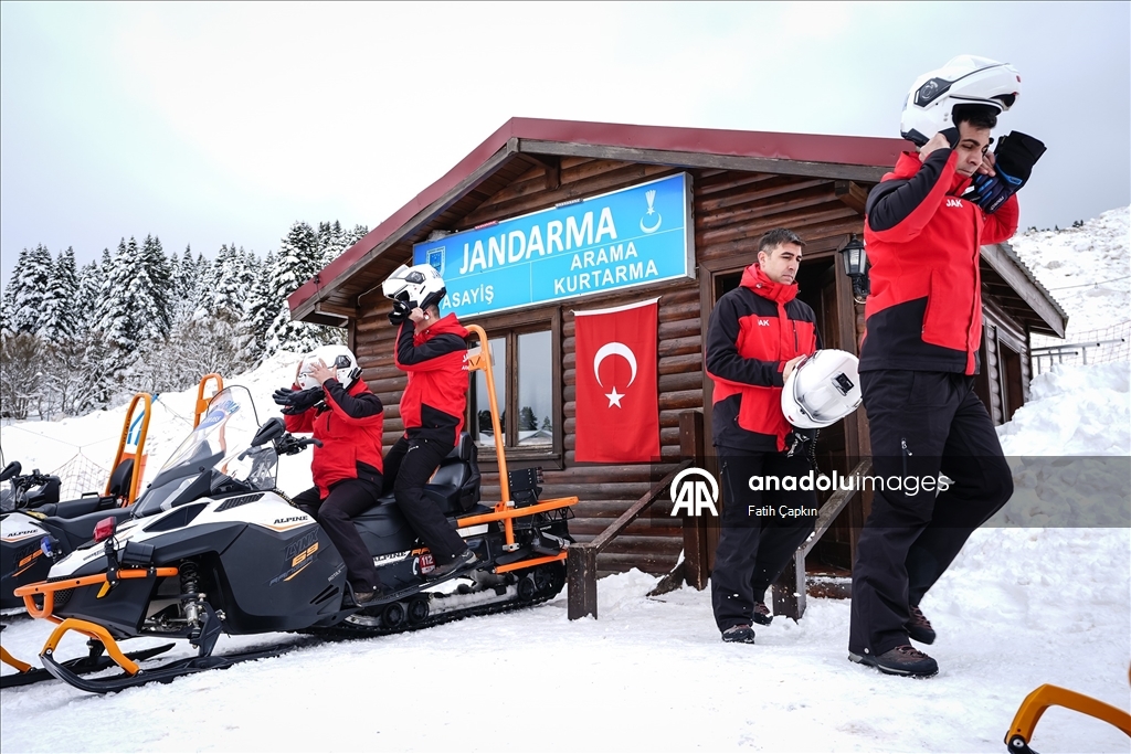 Uludağ'da JAK timi bu sezon 1180 olaya müdahale etti