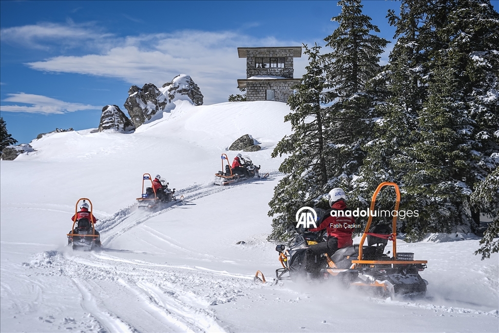 Uludağ'da JAK timi bu sezon 1180 olaya müdahale etti