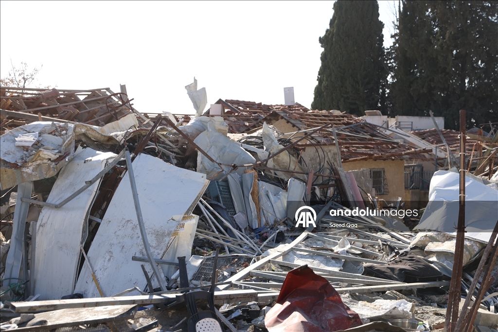 İran’ın İsrail’e misilleme saldırısıyla Beyt Şemeş’te yıkım meydana geldi