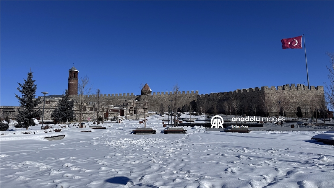 Erzurum'da soğuk hava 