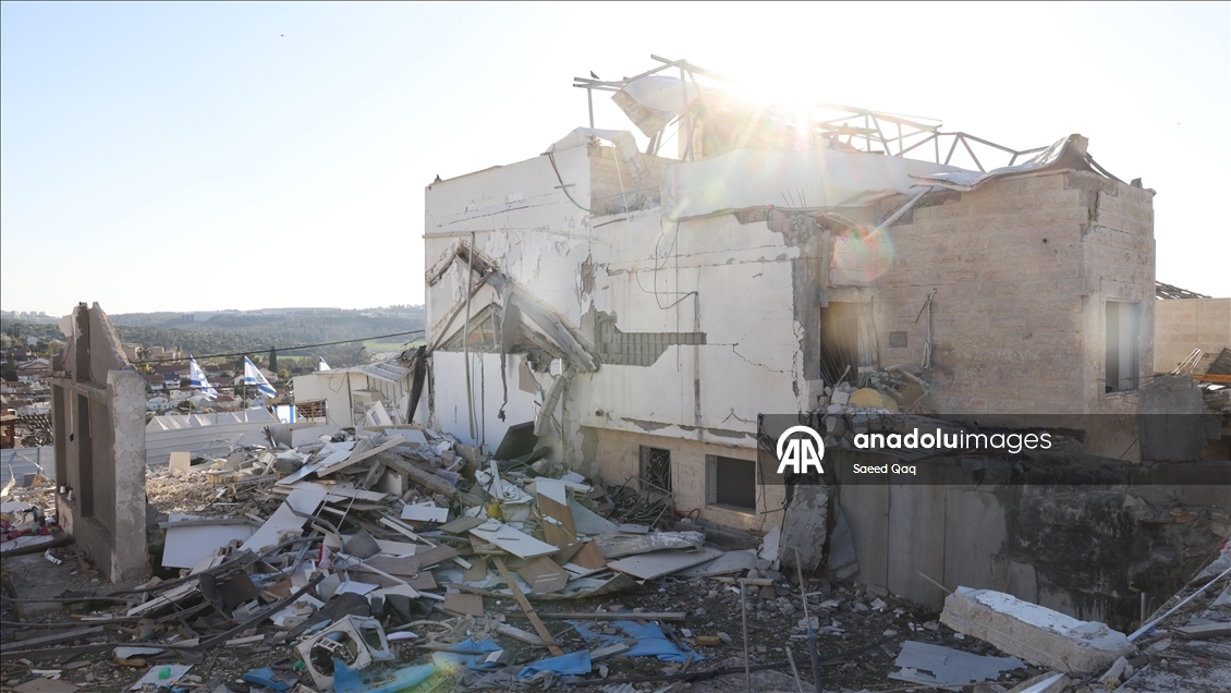 İran’ın İsrail’e misilleme saldırısıyla Beyt Şemeş’te yıkım meydana geldi