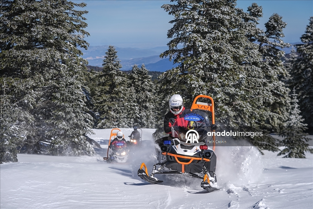 Uludağ'da JAK timi bu sezon 1180 olaya müdahale etti
