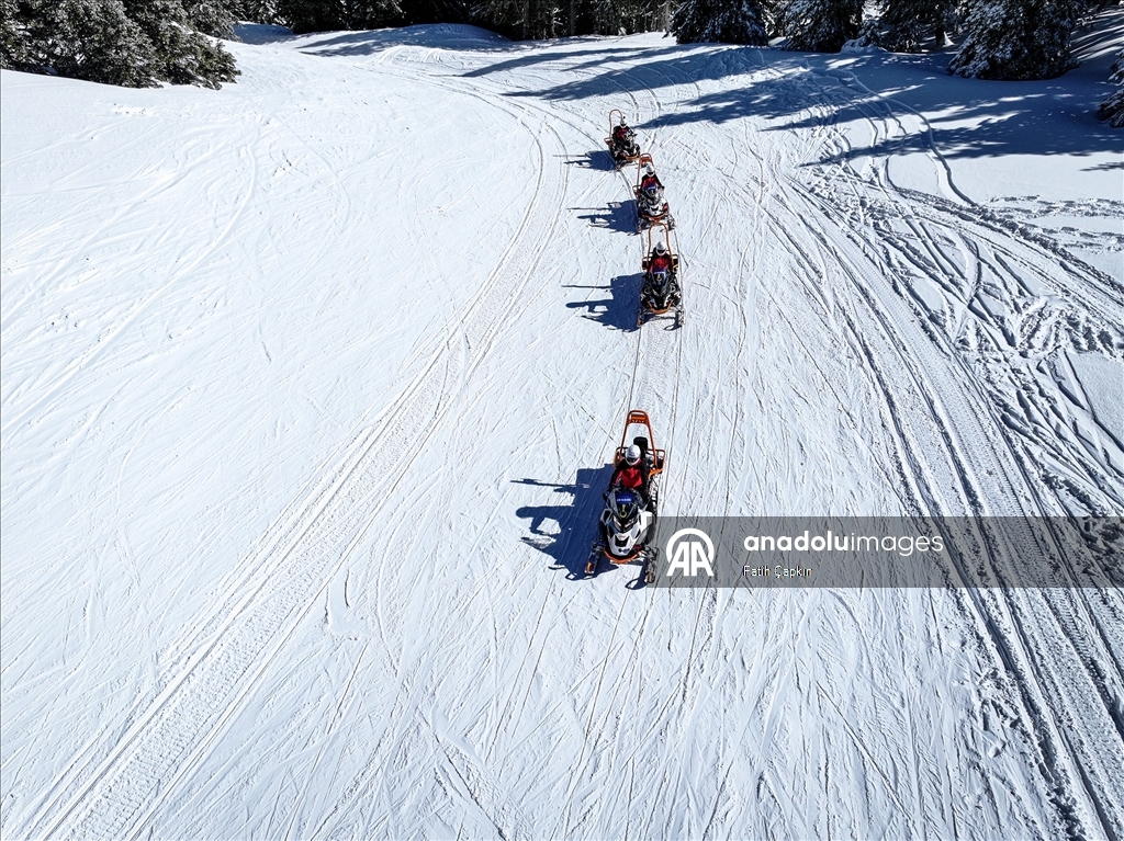 Uludağ'da JAK timi bu sezon 1180 olaya müdahale etti