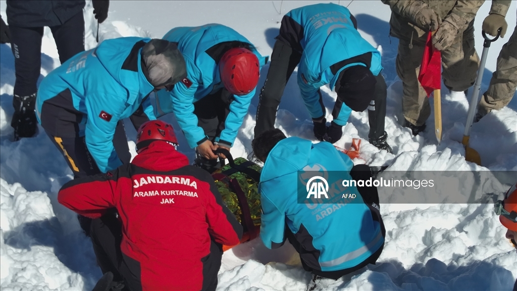 В турецкой провинции Ардахан прошли учения по реагированию на сход лавин
