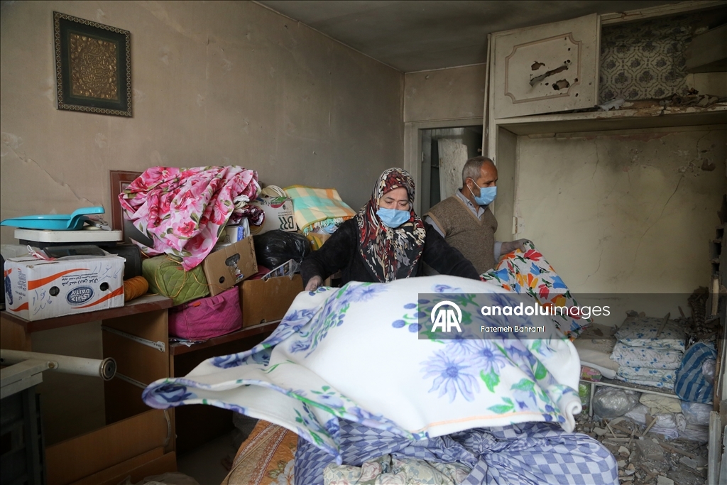 AA ekibi, İsrail-ABD saldırısında hedef alınan başkent Tahran’daki Risalet Meydanı çevresini görüntüledi 8