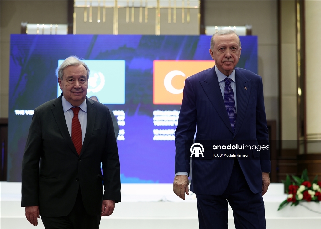 Cumhurbaşkanı Erdoğan'dan BM Genel Sekreteri Guterres'e Atatürk Uluslararası Barış Ödülü