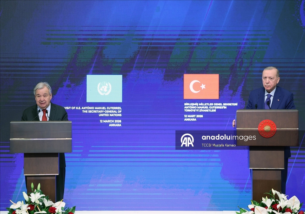 Cumhurbaşkanı Erdoğan'dan BM Genel Sekreteri Guterres'e Atatürk Uluslararası Barış Ödülü