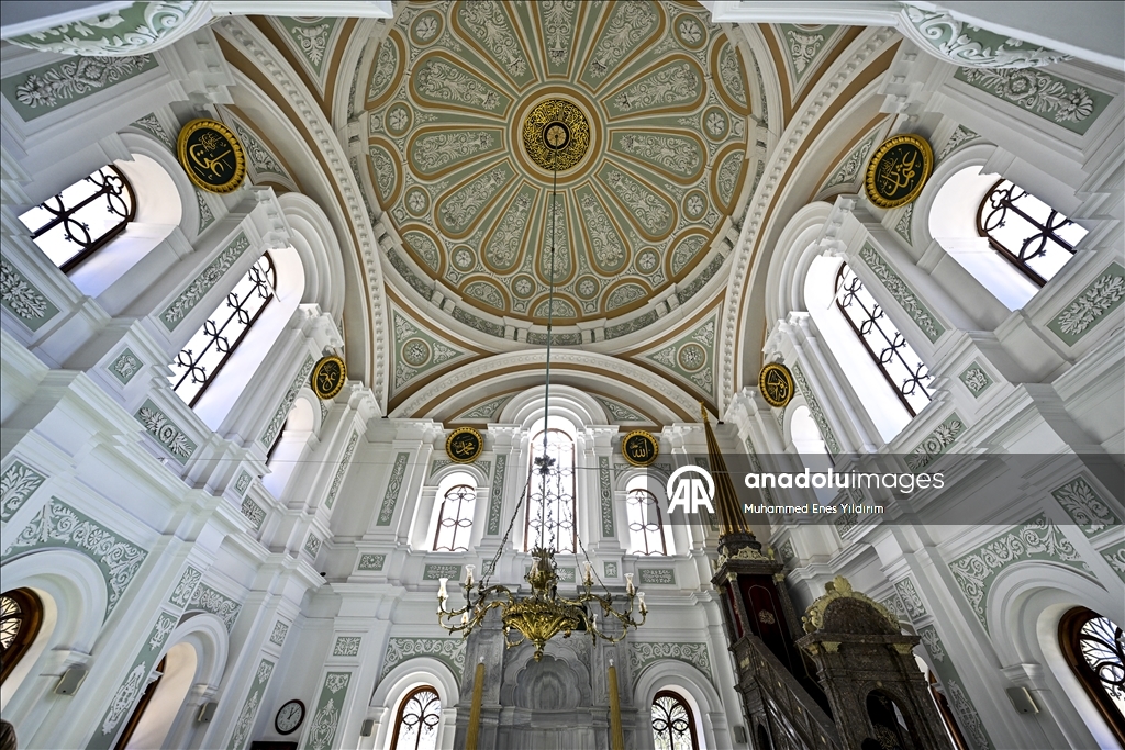 Kucuk Mecidiye Mosque, one of the palace structures on the Bosphorus shore