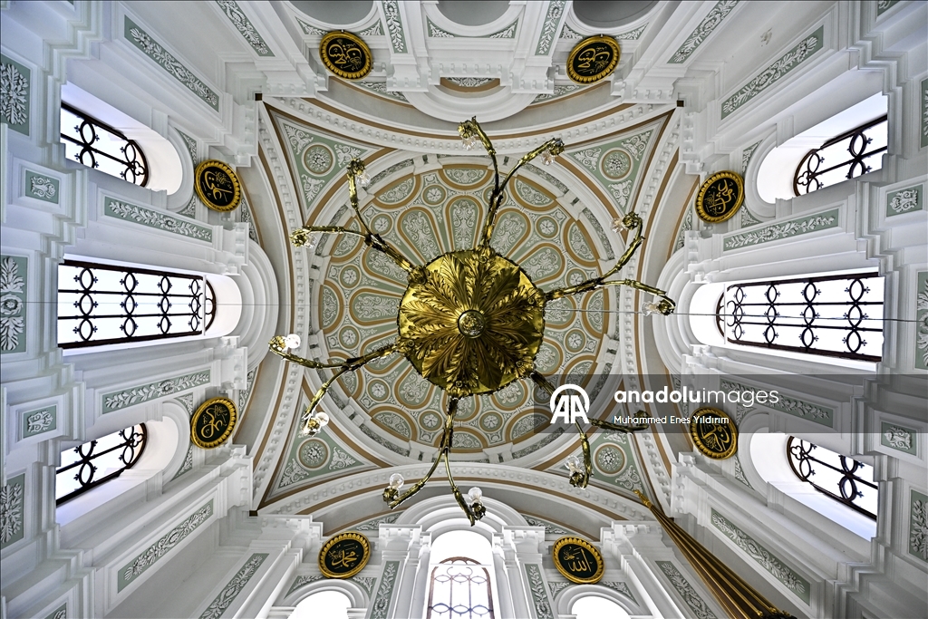Kucuk Mecidiye Mosque, one of the palace structures on the Bosphorus shore
