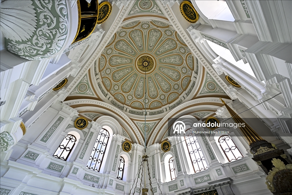 Kucuk Mecidiye Mosque, one of the palace structures on the Bosphorus shore