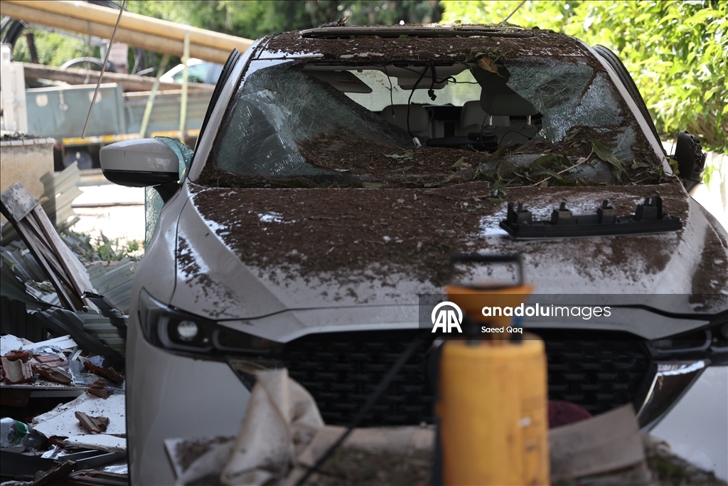 В результате ответной атаки «Хезболлы» по Израилю ракеты нанесли повреждения в районе Ханиэль