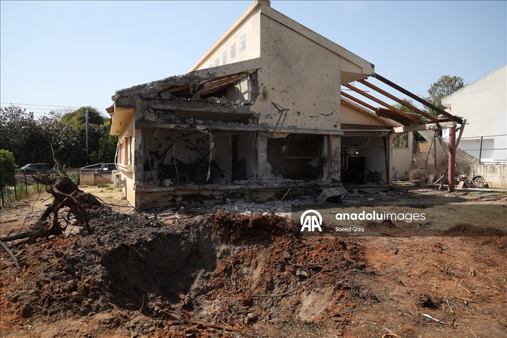 В результате ответной атаки «Хезболлы» по Израилю ракеты нанесли повреждения в районе Ханиэль