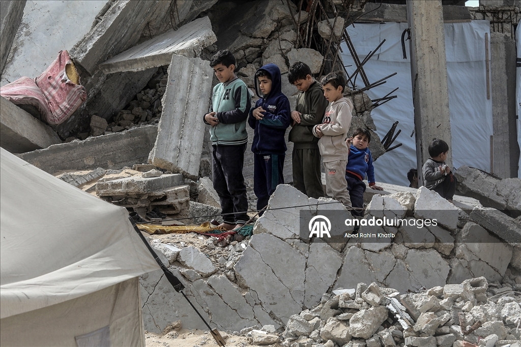 The last Friday prayer of Ramadan in Gaza