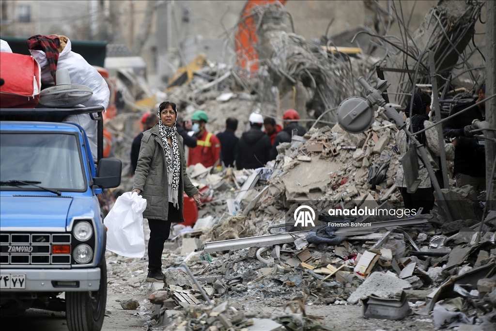 Район площади Ресалат в столице Ирана Тегеране, который подвергся ударам Израиля и США запечатлен на кадрах