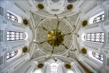 Kucuk Mecidiye Mosque, one of the palace structures on the Bosphorus shore