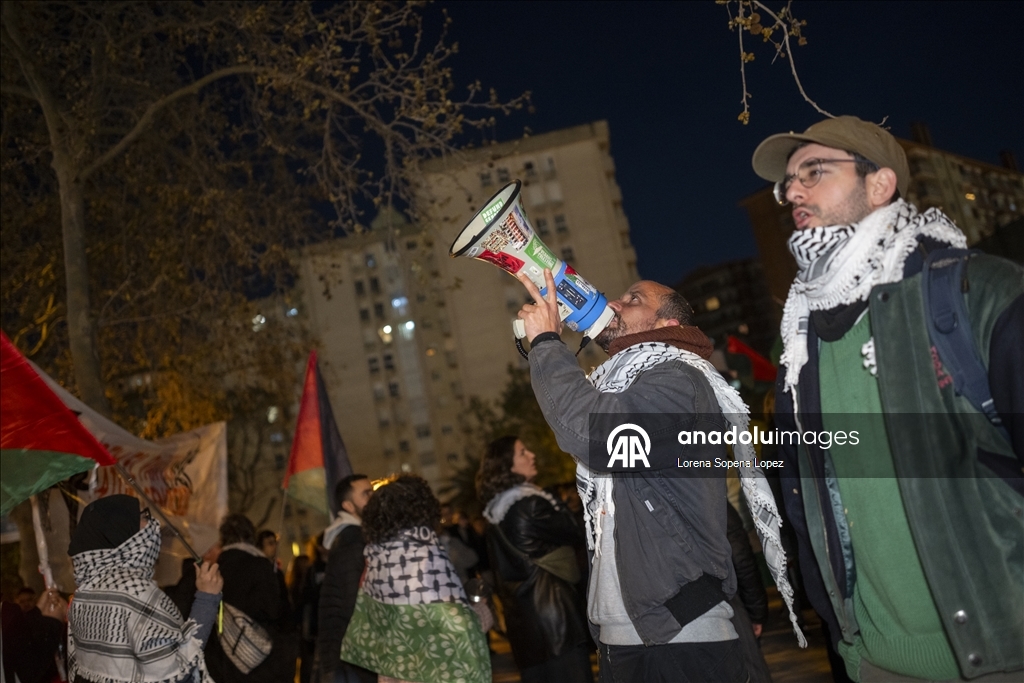 В Барселоне прошел протест против «Хапоэля» из Тель-Авива перед матчем Евролиги