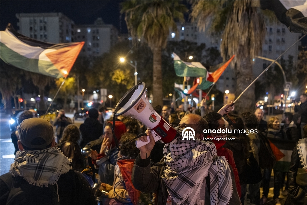 В Барселоне прошел протест против «Хапоэля» из Тель-Авива перед матчем Евролиги