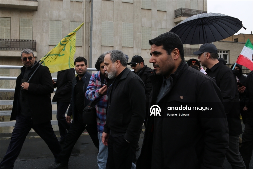 وزير الخارجية الإيراني عباس عراقجي يشارك في مسيرة "يوم القدس العالمي" في العاصمة طهران