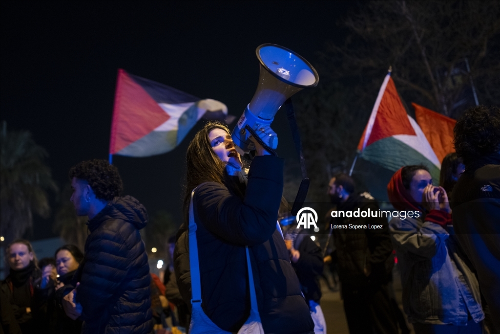 В Барселоне прошел протест против «Хапоэля» из Тель-Авива перед матчем Евролиги