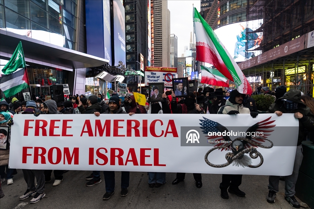 В Нью-Йорке прошла акция протеста в честь международного дня «Аль-Кудс»