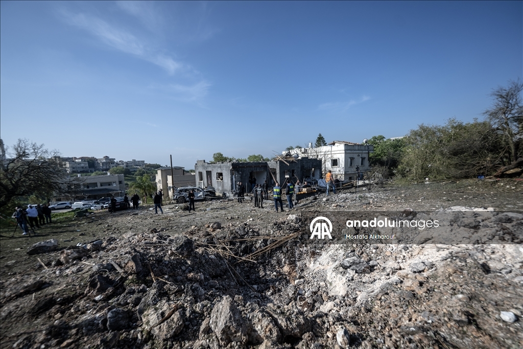 59 إصابة جراء سقوط صاروخ إيراني على الجليل شمالي إسرائيل