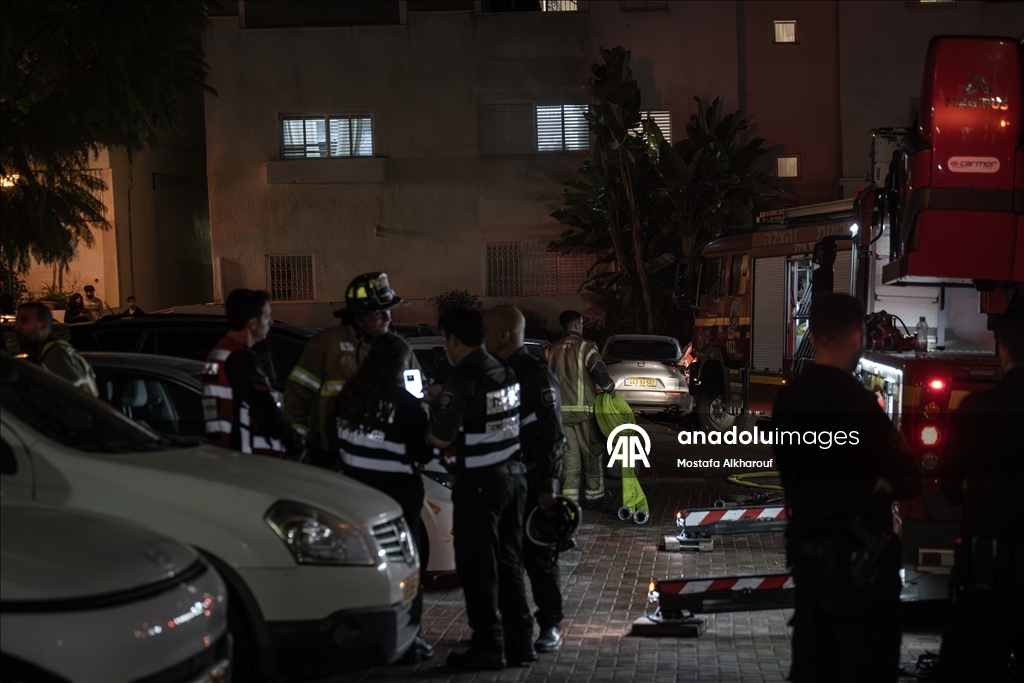 После перехвата иранской ракеты в центральной части Израиля зафиксирован материальный ущерб