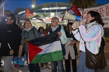 В Барселоне прошел протест против «Хапоэля» из Тель-Авива перед матчем Евролиги