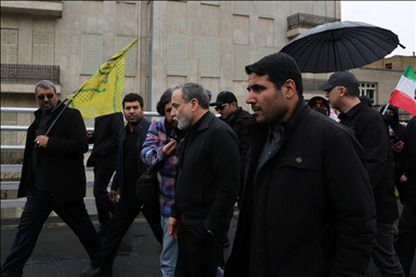 وزير الخارجية الإيراني عباس عراقجي يشارك في مسيرة "يوم القدس العالمي" في العاصمة طهران