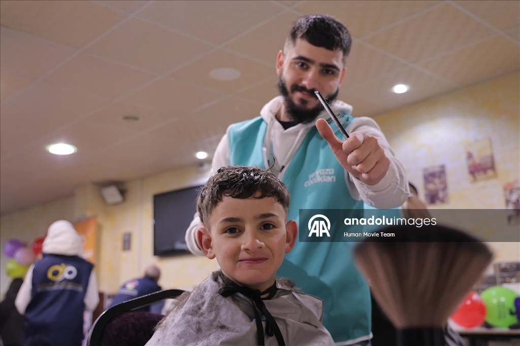 دمشق.. جمعيتان تركيتان تنظمان فعالية للأطفال في مخيم اليرموك