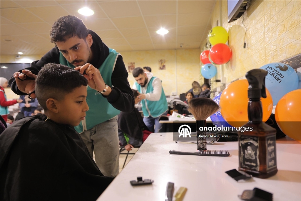 دمشق.. جمعيتان تركيتان تنظمان فعالية للأطفال في مخيم اليرموك