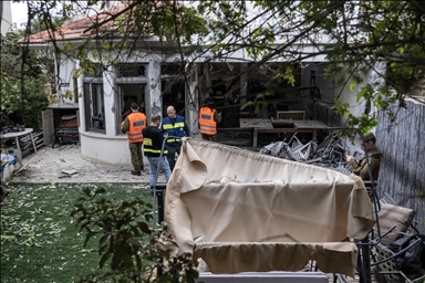 В результате ответных ударов Ирана пригороду Тель-Авива нанесен ущерб