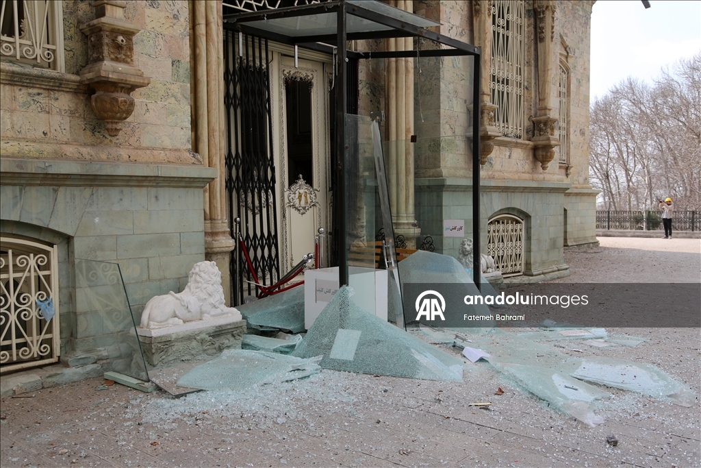 ABD-İsrail saldırılarında Tahran'daki tarihi Sadabad Sarayı hasar gördü
