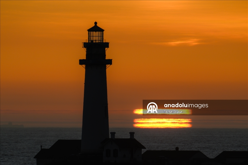 California'da gün batımı