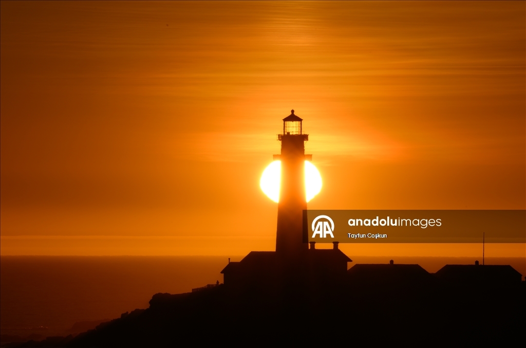 Закат в Калифорнии