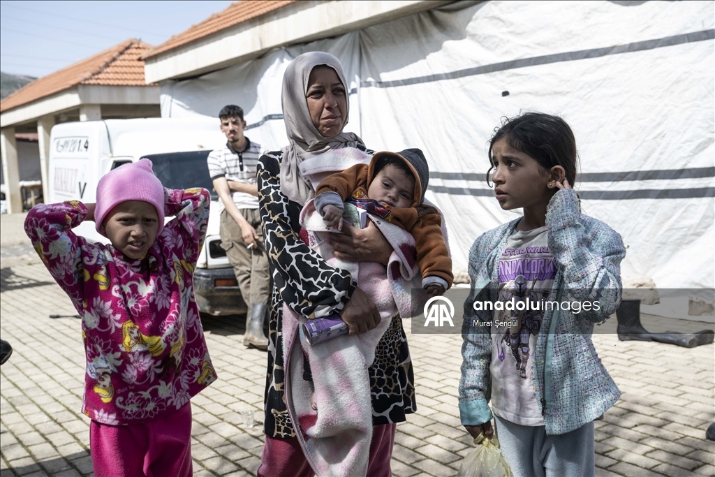 Lübnan’da yerinden edilen ailelerin zor yaşamı