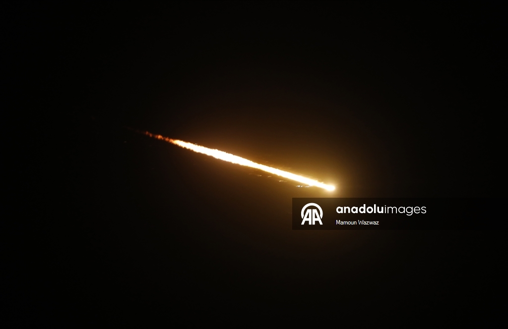 Ракеты, выпущенные Ираном по Израилю, были замечены в небе над Западным берегом