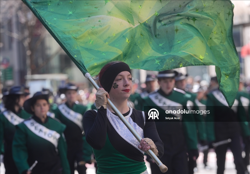 В Нью-Йорке прошел 265-й традиционный парад в честь Дня святого Патрика