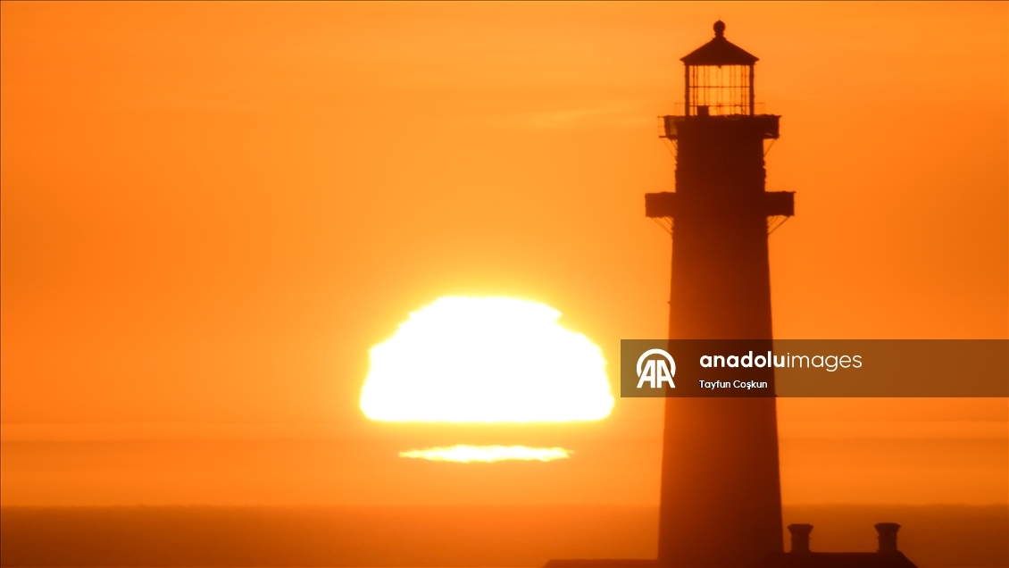 California'da gün batımı