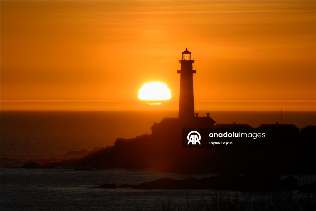 Закат в Калифорнии