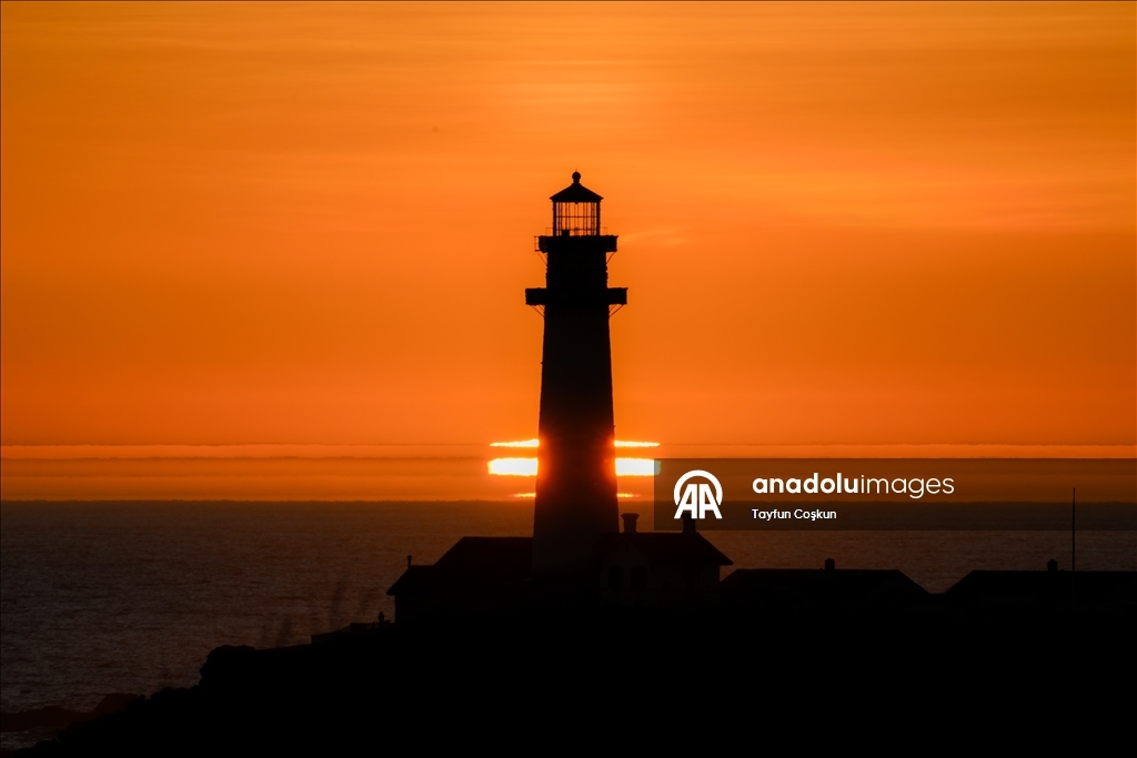 Закат в Калифорнии