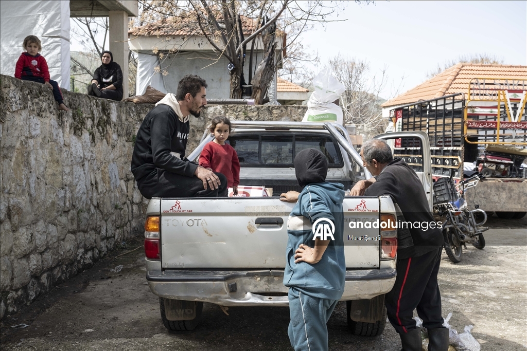 Lübnan’da yerinden edilen ailelerin zor yaşamı