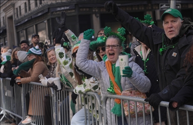 В Нью-Йорке прошел 265-й традиционный парад в честь Дня святого Патрика