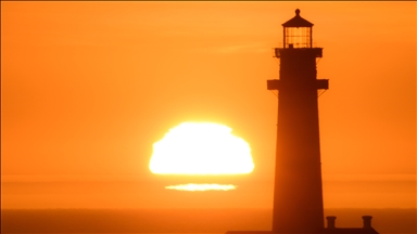 California'da gün batımı