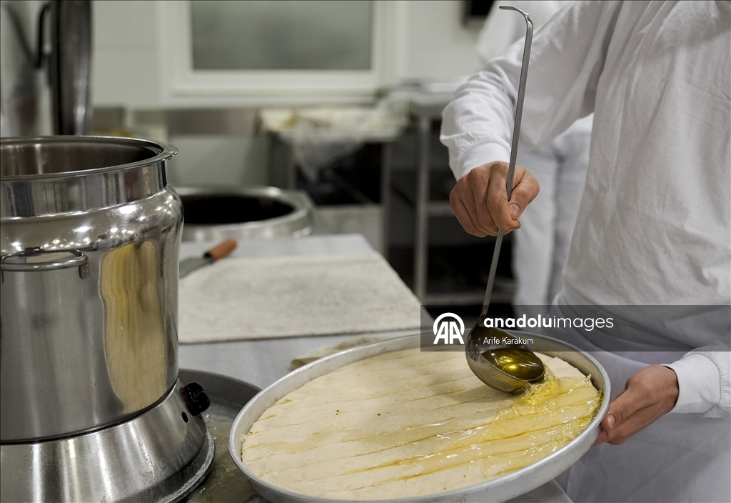 Bayramda 5 bin ton baklava tüketimi bekleniyor