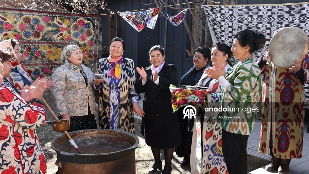 В Узбекистане сохраняется многовековая традиция приготовления сумаляка к Новрузу