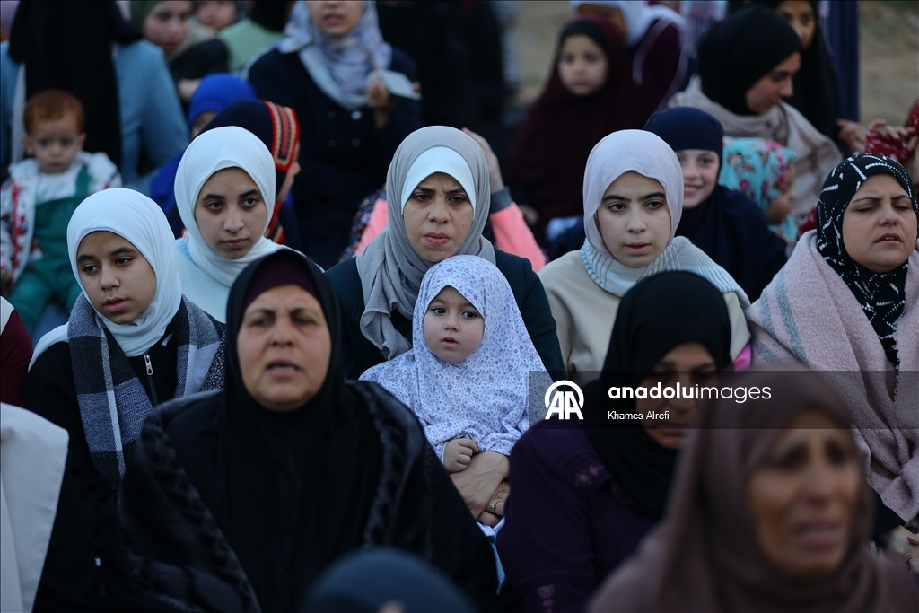 Gazze'de Ramazan Bayramı namazı kılındı
