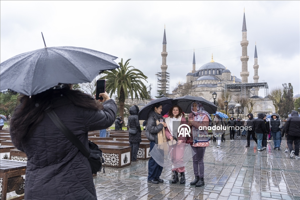 İstanbul'da yağışlı hava